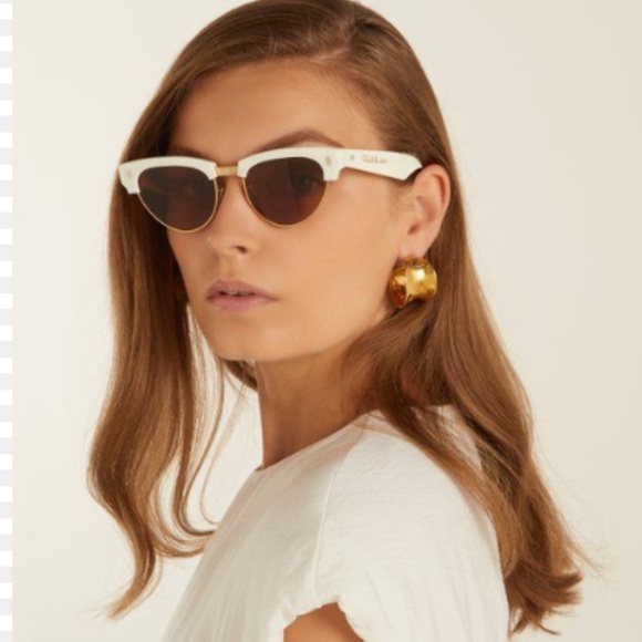 Celine CL 40059U Metal Womens Aviator Sunglasses Black 51mm - Picture 3 of 9